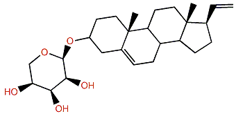 3-O-b-D-Arabinopyranosyl pregna-5,20-dien-3b-ol